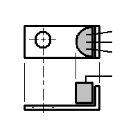 Transistor mounting bracket