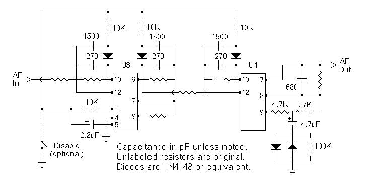 Modified SCAF Buffer Amps
